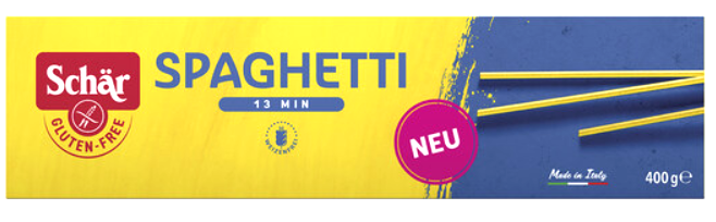 3 x Schär Mais Pasta Spaghetti, 400g - firstorganicbaby