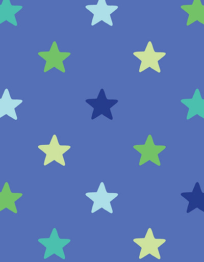 Blue Star Wrapping Paper - firstorganicbaby
