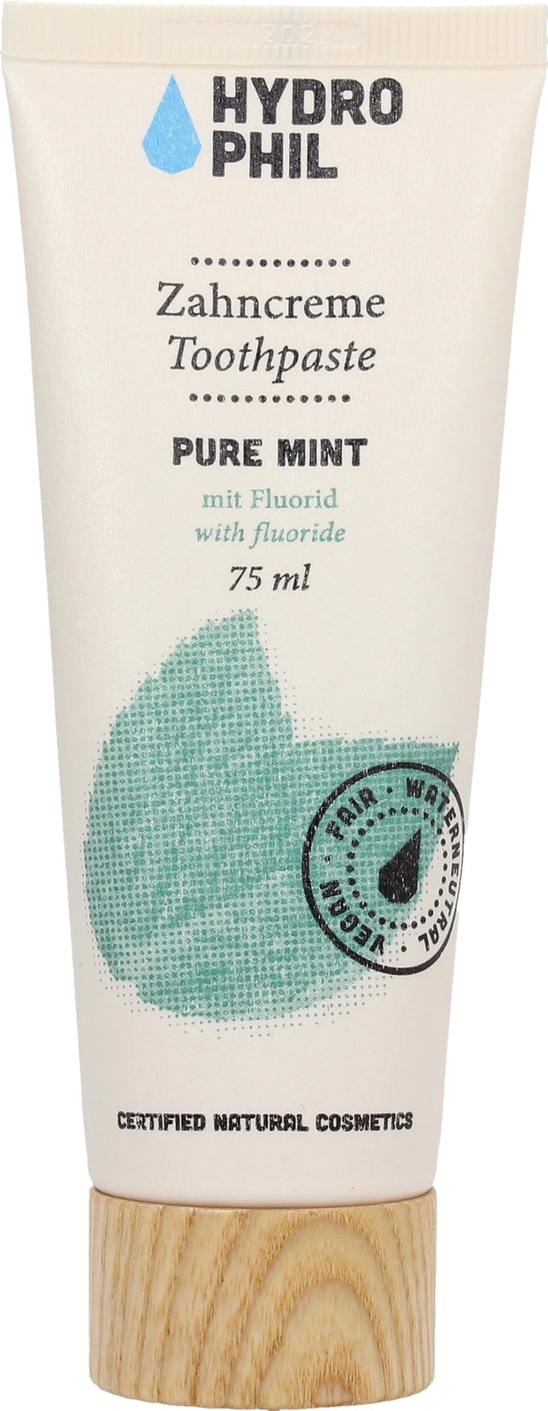 Hydrophil toothpaste pure mint, 75ml